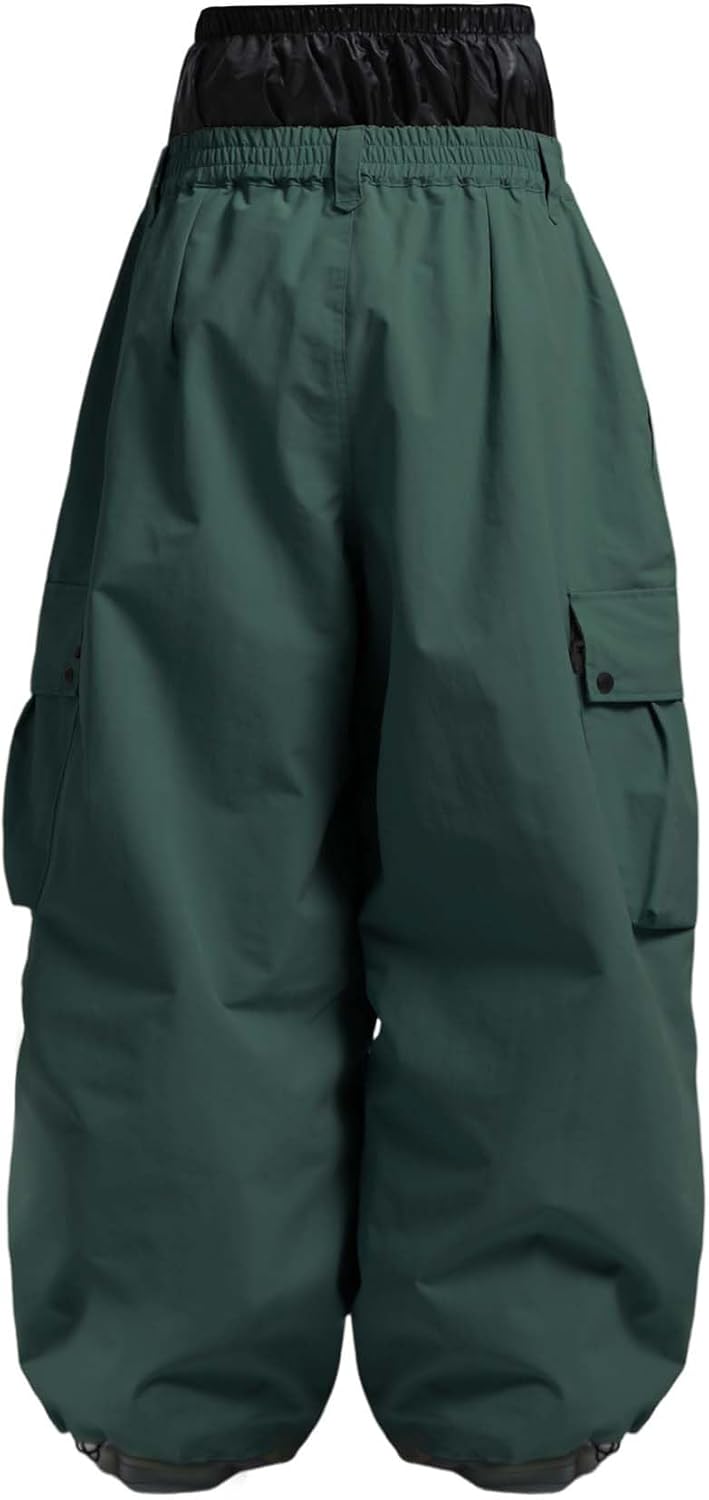 GSOU SNOW Women Men Ski Pants Snowboard Pants Super Baggy Snowboarding Loose Snow Sport Insulation Waterproof Windproof - Image 4