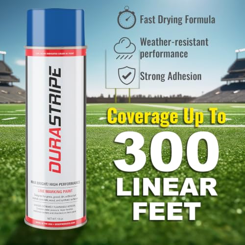 Image of Athletic Field Marking Paint (Royal Blue) 12-18oz Cans per Case