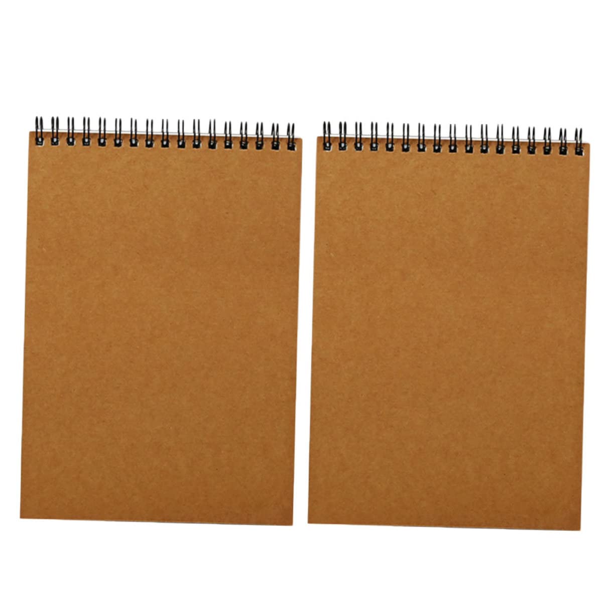 Operitacx Carnets de Croquis à Spirale Marron, Lot de 2, Dessin