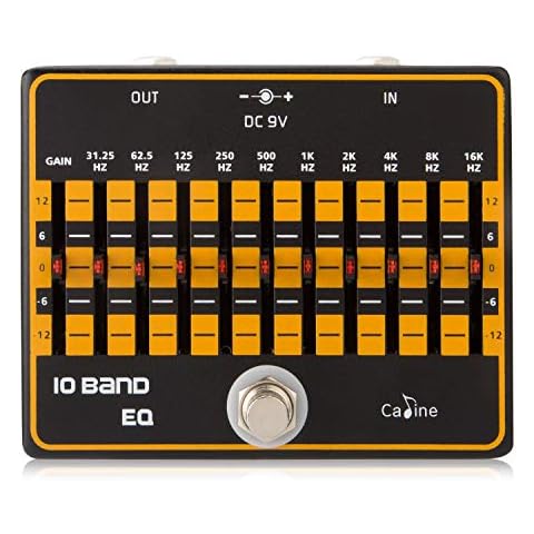 Caline USA, CP-24 10-Band EQ equalizer Guitar Effects pedal Cover