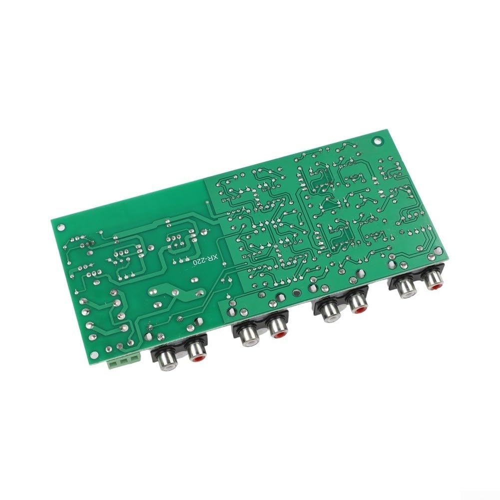 Crossover elettronico a 3 vie con filtro Linkwitz-Riley, uscita a 6 canali per HiFi DIY, frequenza di separazione regolabile 310Hz/3.1kHz, NE5532 Op-Amp, qualità del suono audiofilo