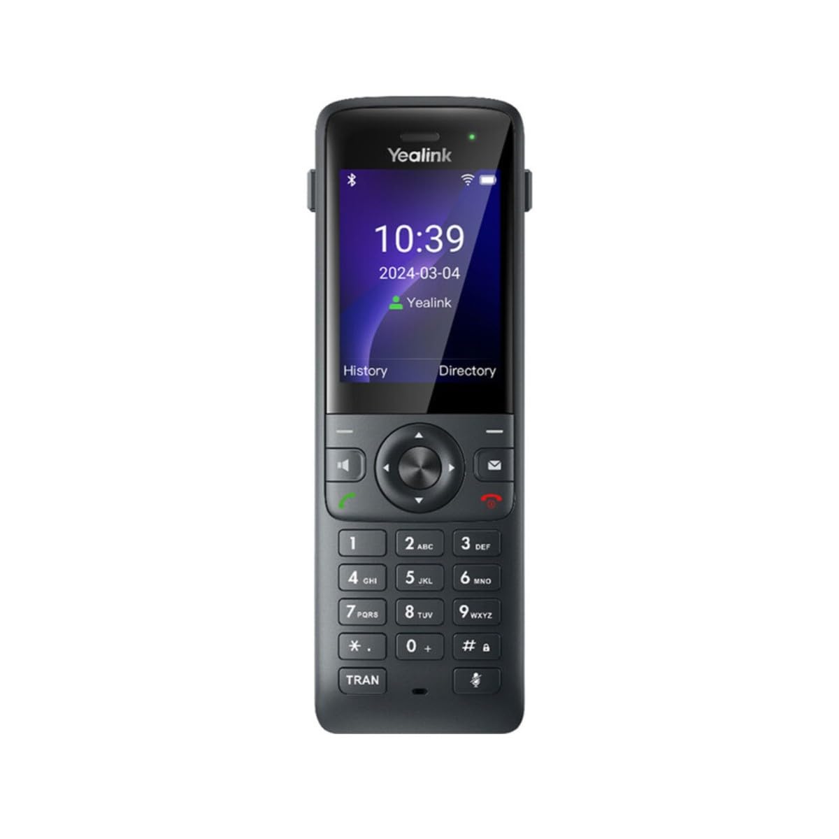 Yealink AX83H Wi-Fi Telefon – Dual-Band Wi-Fi 6, HD Voice, Bluetooth 5.0, 2.4" TFT Farbdisplay, 4 SIP-Konten