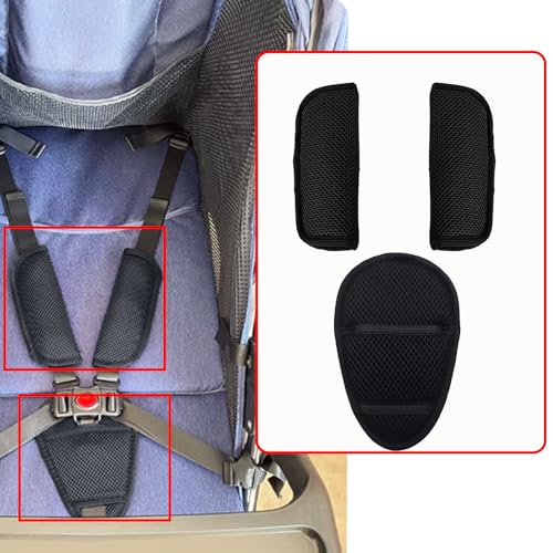 Image of 3 Pack Car Seat Strap Covers,Car Seatbelt Crotch Cushion, Car Seat Belt Kit,Universal Seat Belt Strap Covers