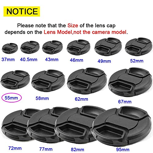 ULBTER 55 mm Objektivdeckel mit Halter Objektiv Deckel Kameradeckel für AF-P DX NIKKOR 18-55 mm f/3.5-5.6G VR Objektiv… – Bild 5