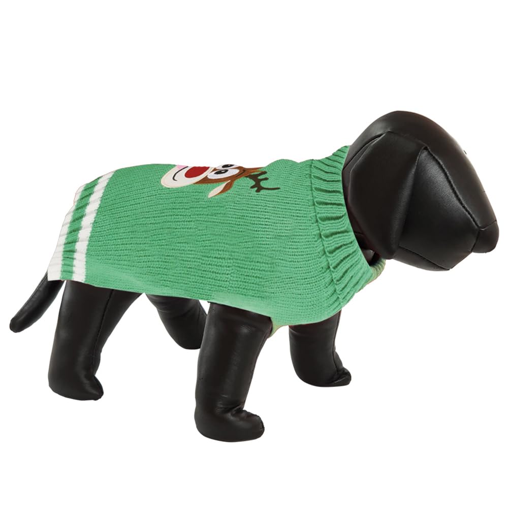 NobbyDog Jumper 'Cupid', Green, 23 cm