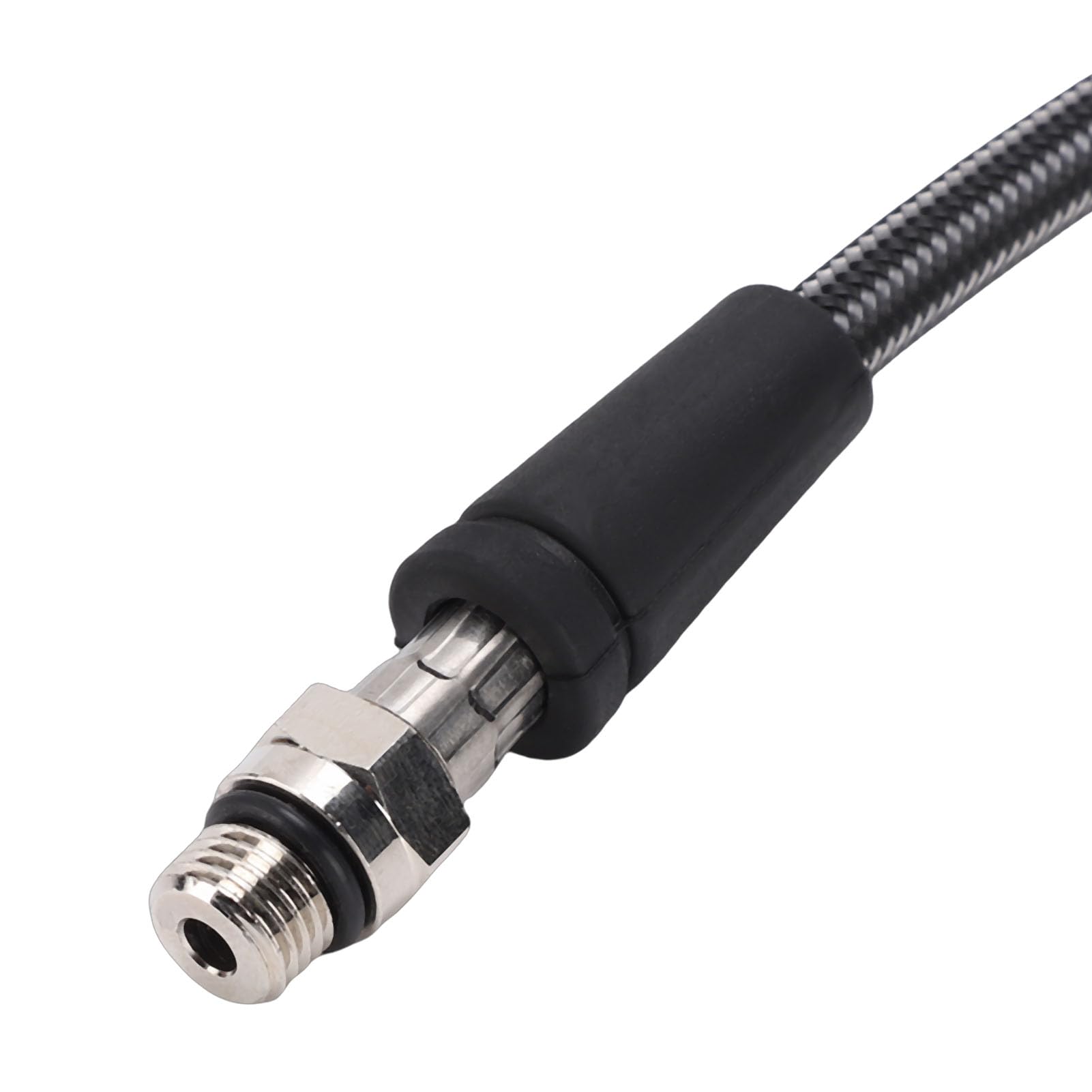 EMUKOEP Medidor de Presión de Buceo Pantalla Precisa Material Duradero de Fibra de Carbono ABS de Acero Inoxidable para Buceadores (15CM)