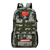 Tamaño: 35 * 21 * 55 cm KCJMM-BAG Mochila Casual Mochila de Estudiante Ligero,Bolsa de Estudiante Mochila de Camuflaje de Viaje al Aire Libre Mochila de Tela Oxford Deportiva @ Camuflaje Woodland