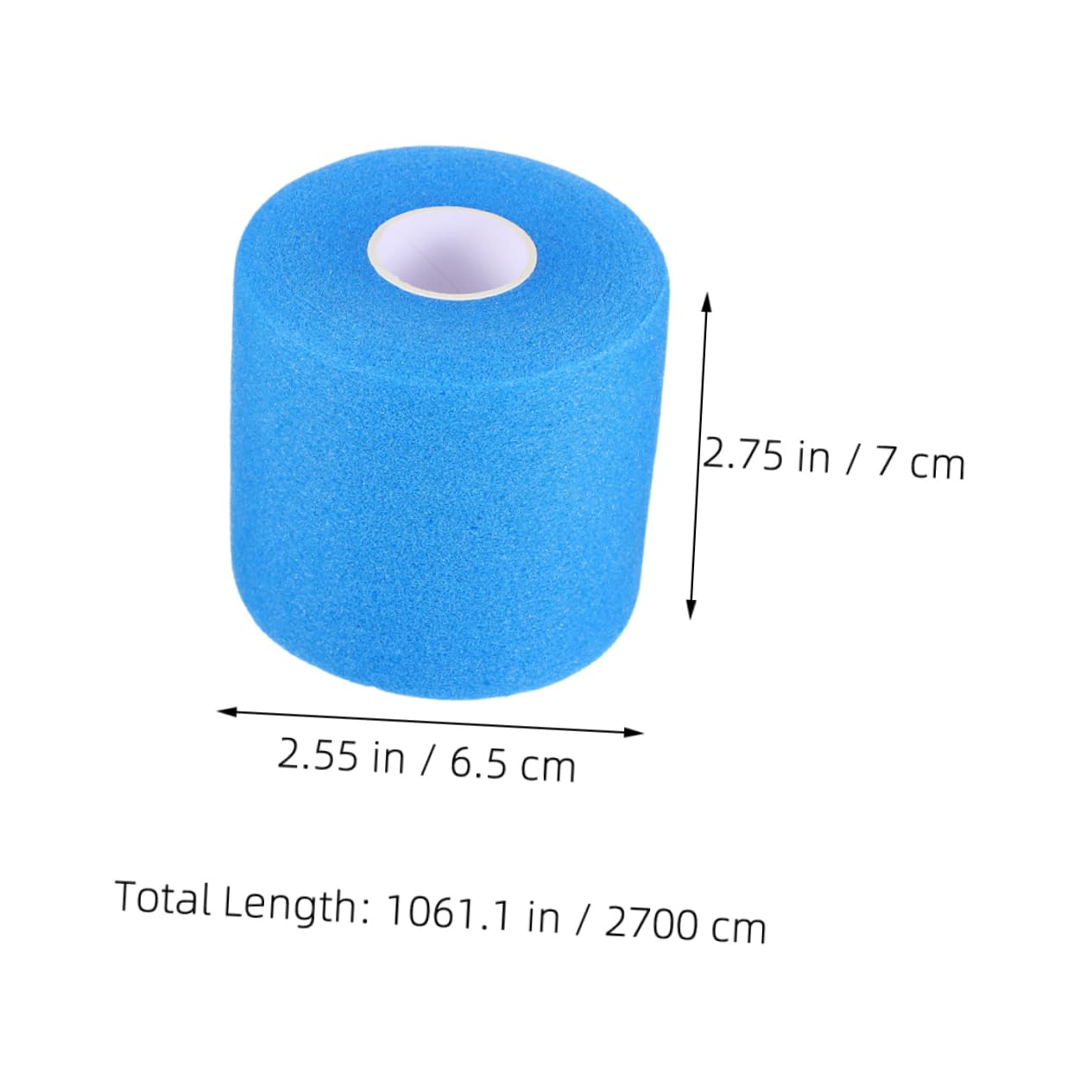 NULYLU 7cm*27m Sports Wrist Wraps Elastic Tape for Joint Protection Breathable Comfortable for Athletes