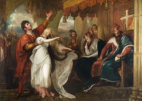 Art mural Hamlet Acte Iv Scène V affiche de collection aux détails artistiques précis 60x90