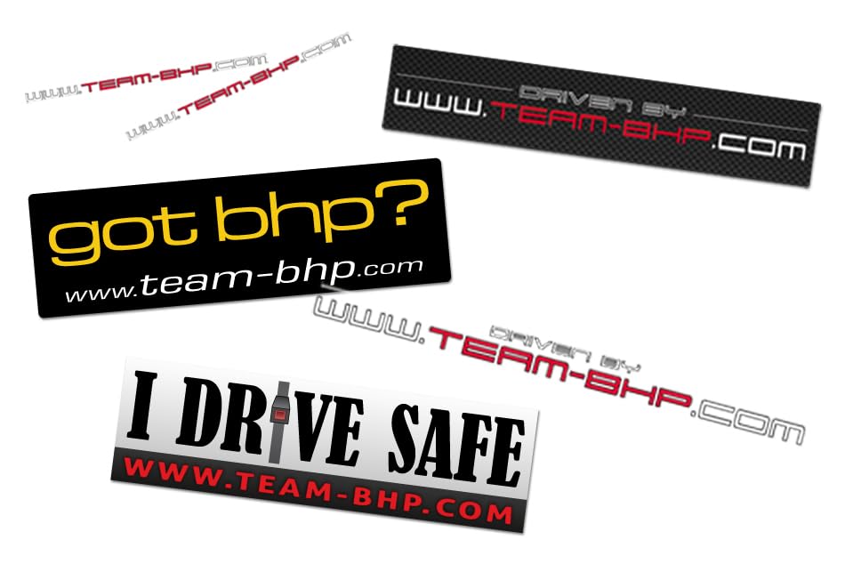 Team-BHP Classics Sticker Set (6 Pieces) [St]