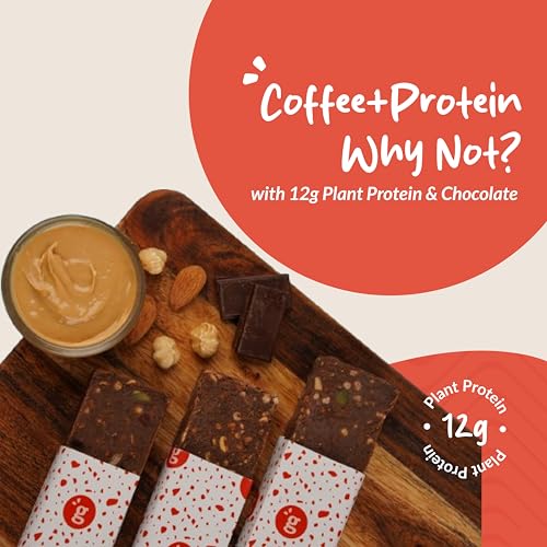 Image of The Good Kind Peanut Chocolate Protein Bar (3 Pack), Filter Coffee Protein Bar(2 Pack), Plant Based Bar, Perfect for Guilt free Snacking, Gluten Free, Palm Oil free & Vegan (Pack of 5)