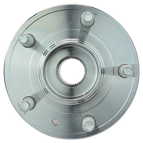 Image of TRQ 2 Piece Rear Wheel Bearing & Hub Assembly Set Compatible with 2011-2014 Ford Edge 2009-2019 Flex 2013-2019 Police Interceptor Sedan 2014-2018 Special Service Police Sedan 2010-2019 Taurus 2009-20