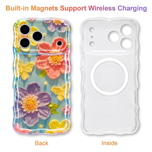 Coque iPhone 17 Pro Max exquise en TPU durable au design ondulé chic - 2
