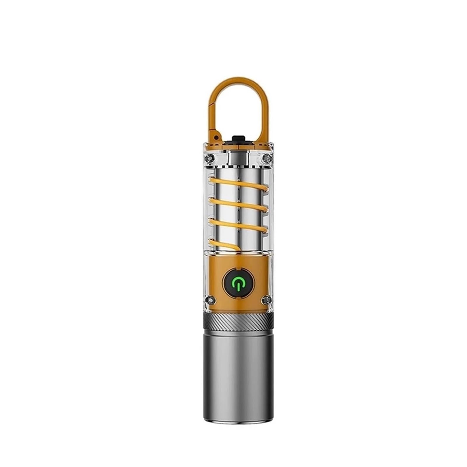Ngtfdcp White Laser Rechargeable Torch, Outdoor Portable Flashlight Rechargeable Type-C Camping Work Torch Tent Light Zoom Strong Flashlights With Hook For Camping,Hiking
