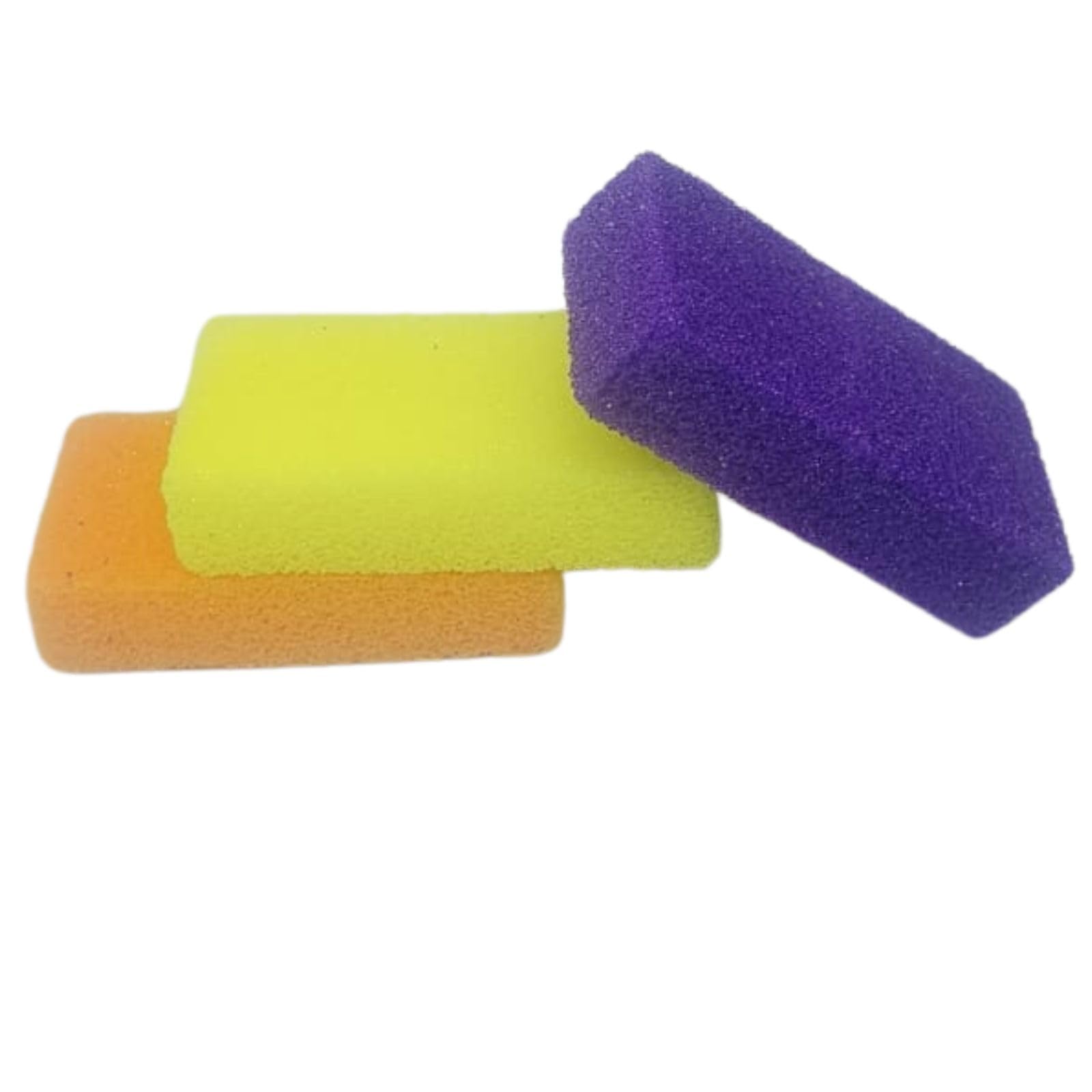 Hair Line Professional Sponge Pumice Multicolor For Hands, Elbows, Feet and Knees Smooth n Soft Skin, Pumice Sponge use of Man n Woman Combo of 3-image-14