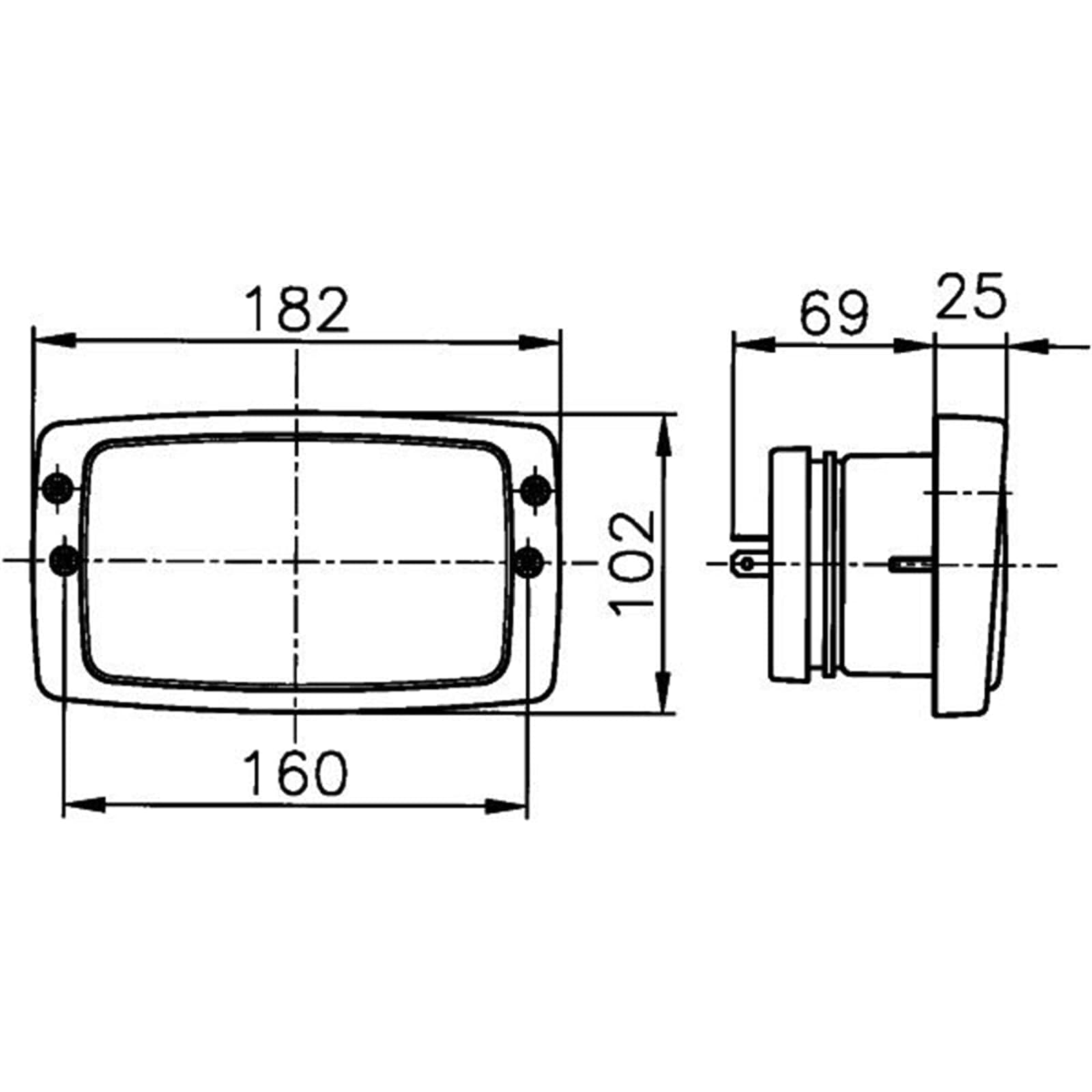 HELLA 1AB 006 213-001 Halógena-Faro principal - Modul 6213