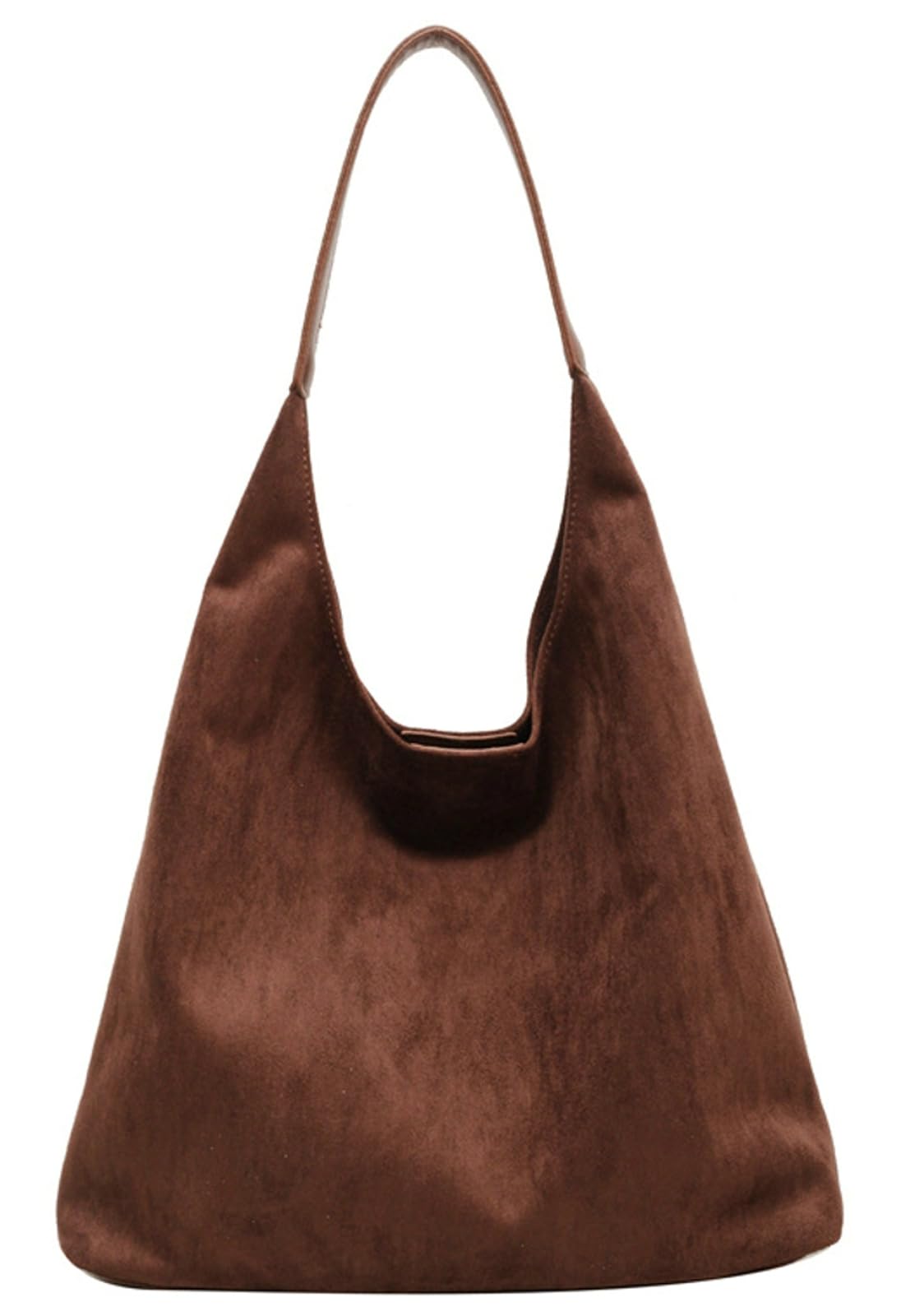 Vintage Suede Tote Bag for Women Autumn Winter 2025 Collection Retro Casual Commute Large Capacity Shoulder Bag