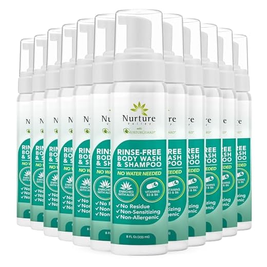 Waterless Body Wash & Shampoo Foam