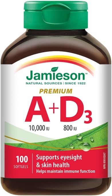 Jamieson Vitamina A y D Fortificada 100 Capsulas miniatura 2