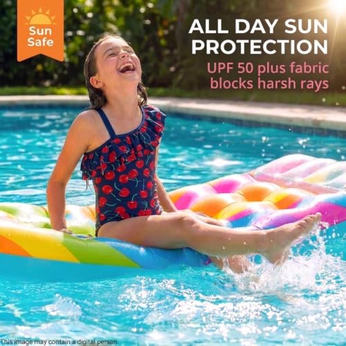 Image of Kanu Surf Girls Morgan Floral Ruffle 1-Shoulder 1-piece Swimsuit
