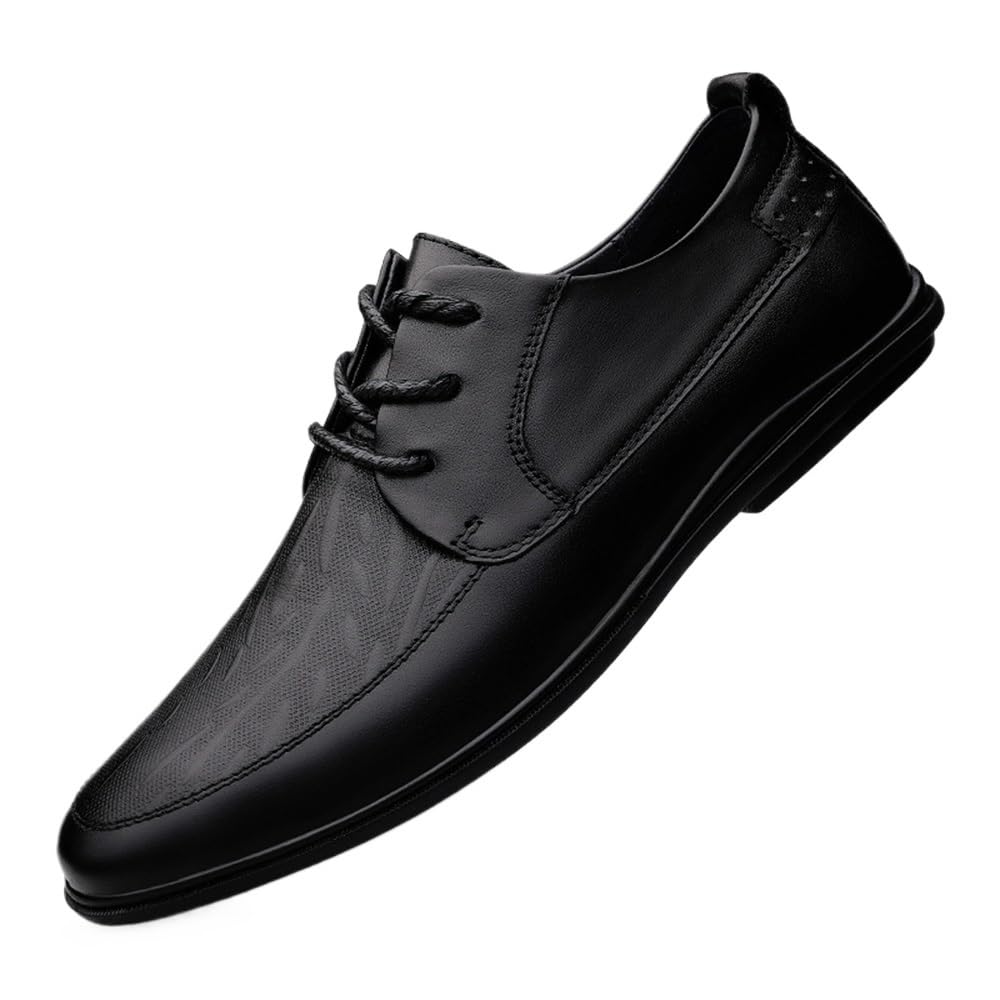 Mens Formal Business Suit Tuxedo Shoes Men Classic Lace-up Pointed-Toe Non Slip Formal Derby Shoes Fashion Summer Business
