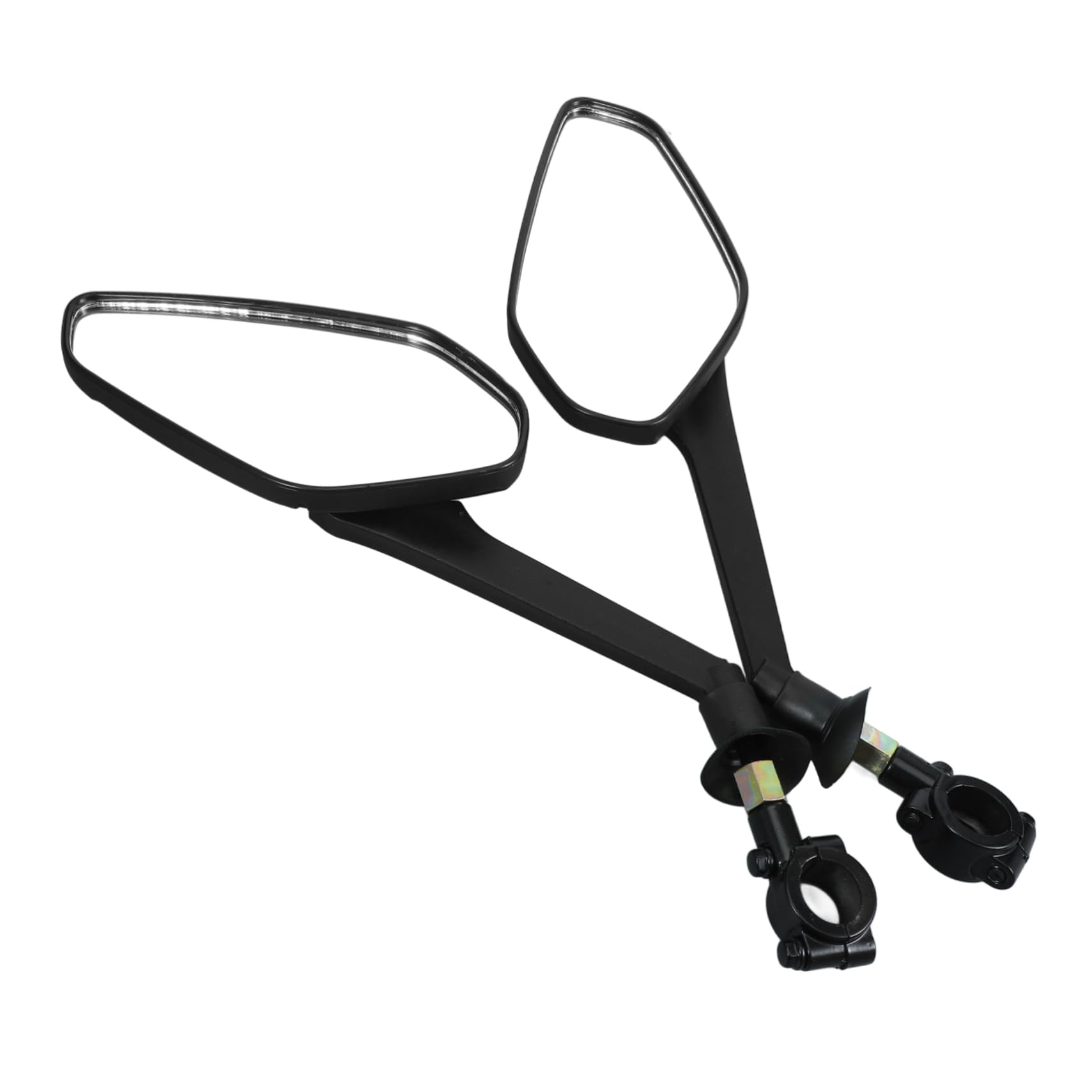 YARNOW 3 Set specchietto per bicicletta ciclismo scooter elettrico accessori bici elettriche specchietto retrovisore fornitura di visualizzazione del ciclo specchio del triciclo AbS Black