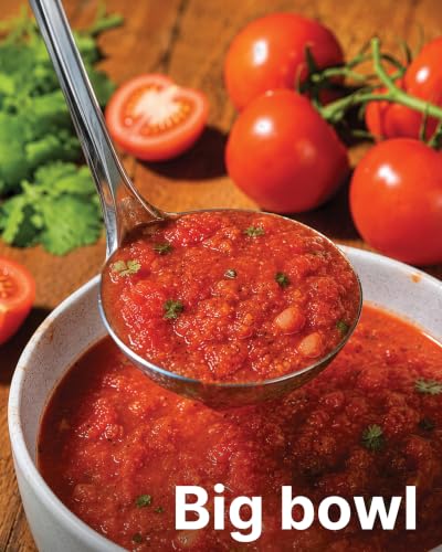Image of Zulay Kitchen Premium Soup Ladle - 12 inch Stainless Steel with Non-Slip Silicone Handle