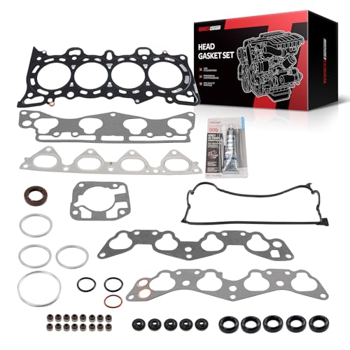 Image of Torchbeam Head Gasket Kit, Engine Cylinder Head Gasket Set Fit for Honda Civic 1992 1993 1994 1995, Civic del Sol 1993-1995 1.6L, Replace# HS9915PT