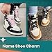 Supcare 2pcs Shoe Tags for Sneakers Personalized Shoe Buckle Custom Lace Charms Stainless Steel
