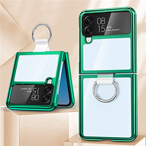 Coque Samsung Z Flip 4 Antichoc - Housse PC Rigide Mince Vert pour Galaxy Z Flip 3