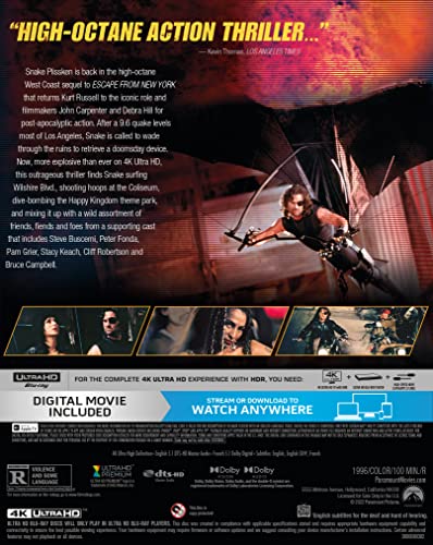 John Carpenter's Escape From L.A. [4K UHD]