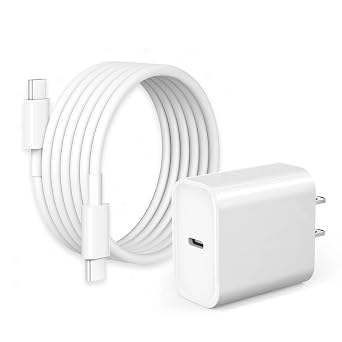 Speaker Charger for Sonos Roam & Sonos Roam 2 Speaker 20W Type-C Wall Adapter Block Charging Cable Power Cord 6.6FT/White