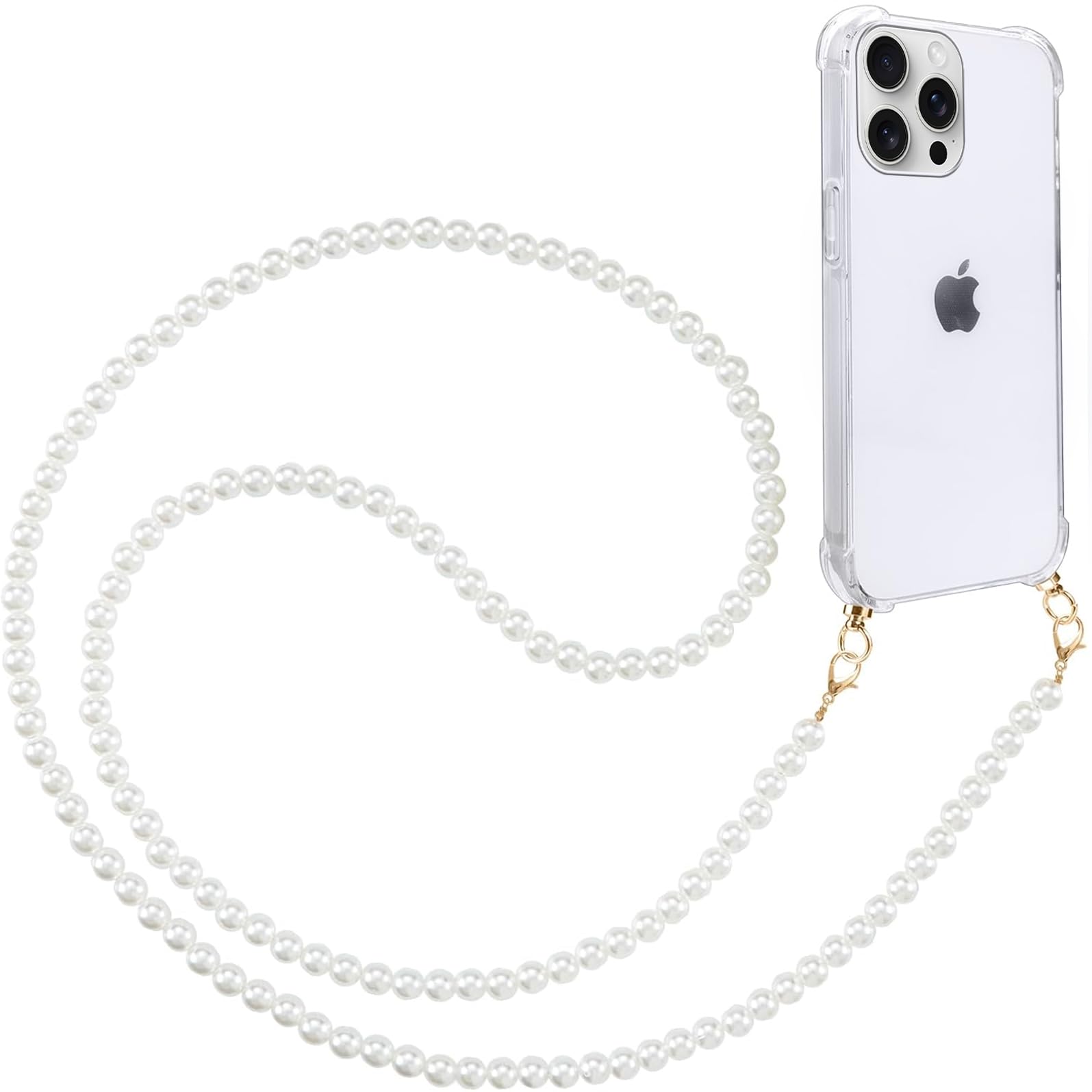 Custodia Magnetica Per IPhone 16 Pro Max Con Cordino - Traslucida, Antiurto E Compatibile MagSafe - Foto 13