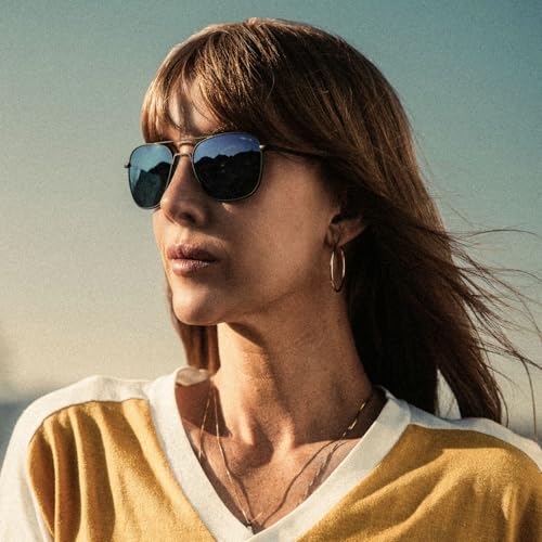Image of Randolph Eyewear Classic Aviator Sunglasses for Men and Women - Aviator Glasses Non-Polarized and UV Protection Sunglasses