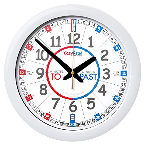 EasyRead time teacher Reloj infantil Mini Classroom (azul) - en inglés