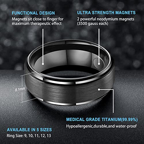Testa Magnetica MelanO 01SR005 5mm Con Zirconi AB - Sostituzione Per Anello Magnetico