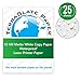 TerraSlate Premium Rain/Weather/Waterproof Paper, 10 MIL 8.5 x 11 Inches, Bright White, Durable Printer Paper (25 Sheets)