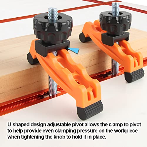 O'skool MultiPositionable TTrack Hold Down Clamp Kit for CNC Router