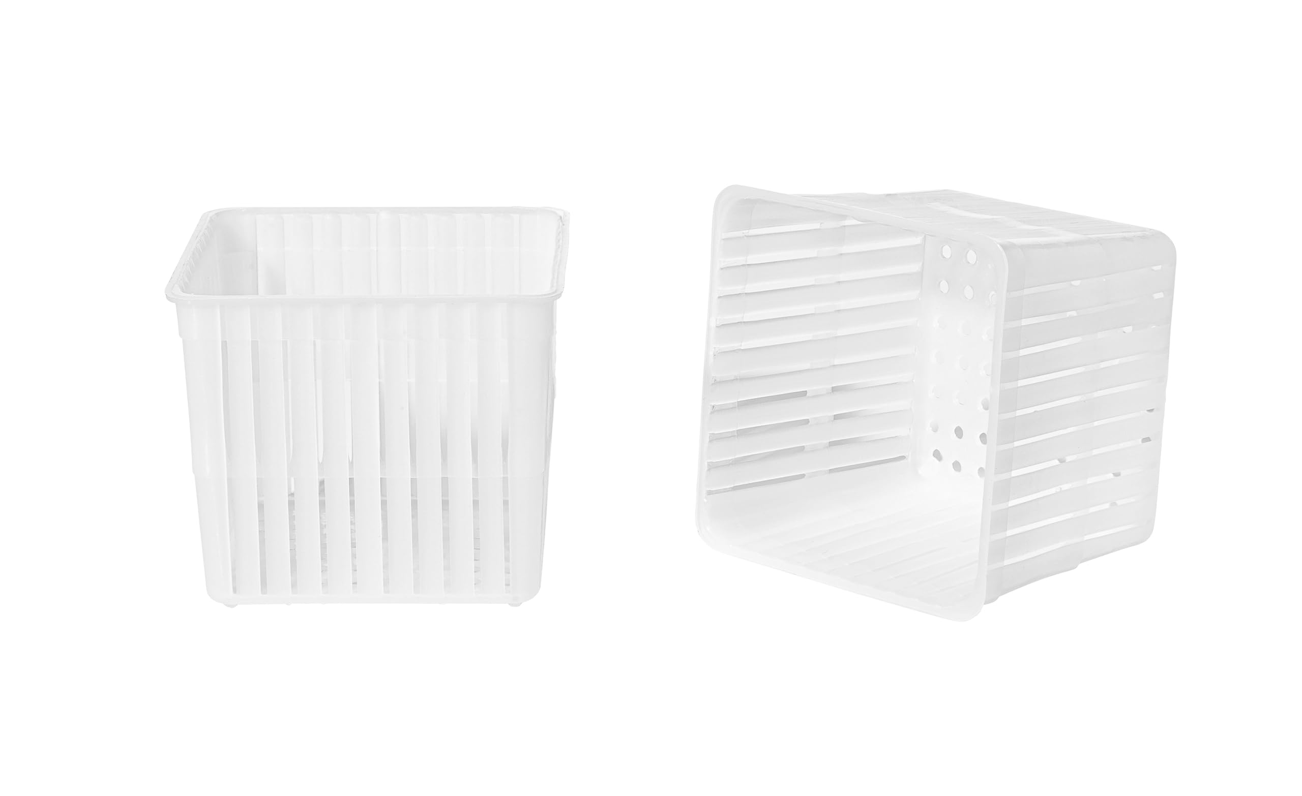 10 x Käseform 5.6 x 4.9cm – Variationen | Kunststoff-Käseform | Korb für Käse