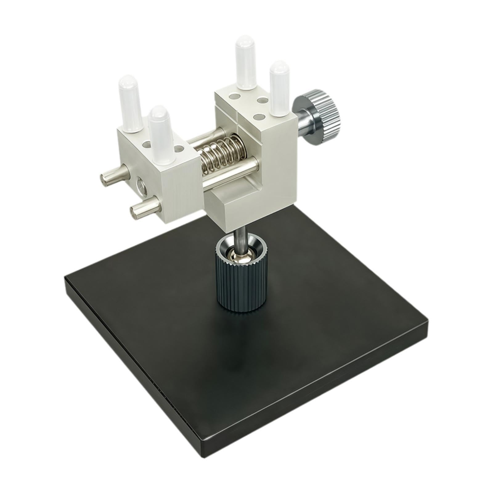 Mini Morsa da Banco in Lega di Alluminio, Morsetto da Tavolo Regolabile 90° per Modellismo, Pittura, Riparazioni Fai da Te