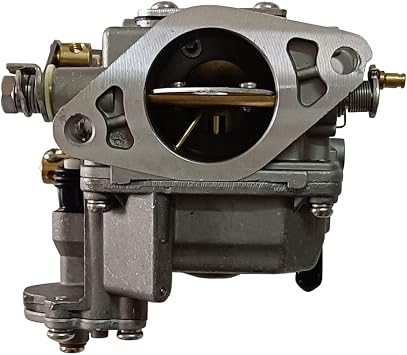مكربن جديد متوافق مع 4-Stroke Yamaha 15Hp F15 Electric Start Outboard Motor 66M-14301-10 66M-14301-12