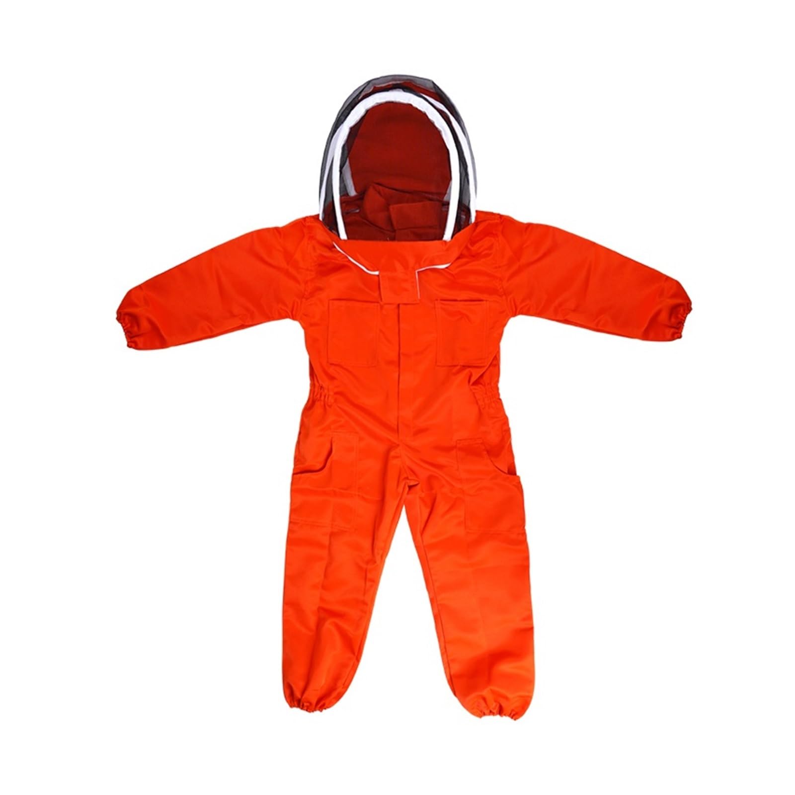 1pc Apiculture Children Anti-Bee Suit Breathable Suit for Kids Beekeeping Kid Beekeeping Tools(Oranje,L)