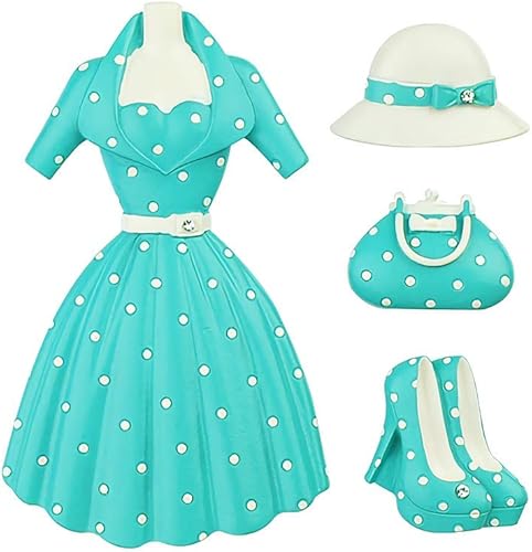 Miniatura 6 de Falda de silicona para mujer, molde de fondant, tacón alto, bolsa de zapatos, sombrero, chocolate, caramelo, princesa, vestido de goma, pasta de