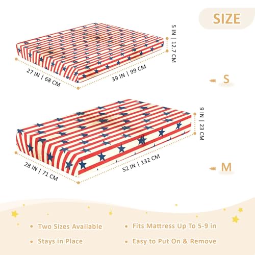 Drap de berceau en coton doux à motif étoiles pour bébé