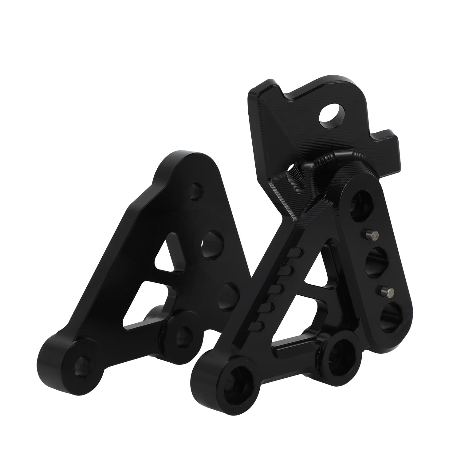Staffe Pedane Moto Sinistra Destra in Alluminio per Talaria MX3 MX4 Nero | Supporto Pedaline Bilaterale, Struttura in Alluminio per Dirt Bike Elettrica, per Talaria Sting MX3 MX4 TL3000 TL4000