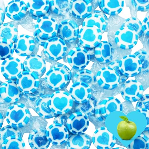 EinsSein Dragées Cœur Bleu Turquoise & Blanc 500g (≈140 pcs) | Bonbons Mariage Baptême...