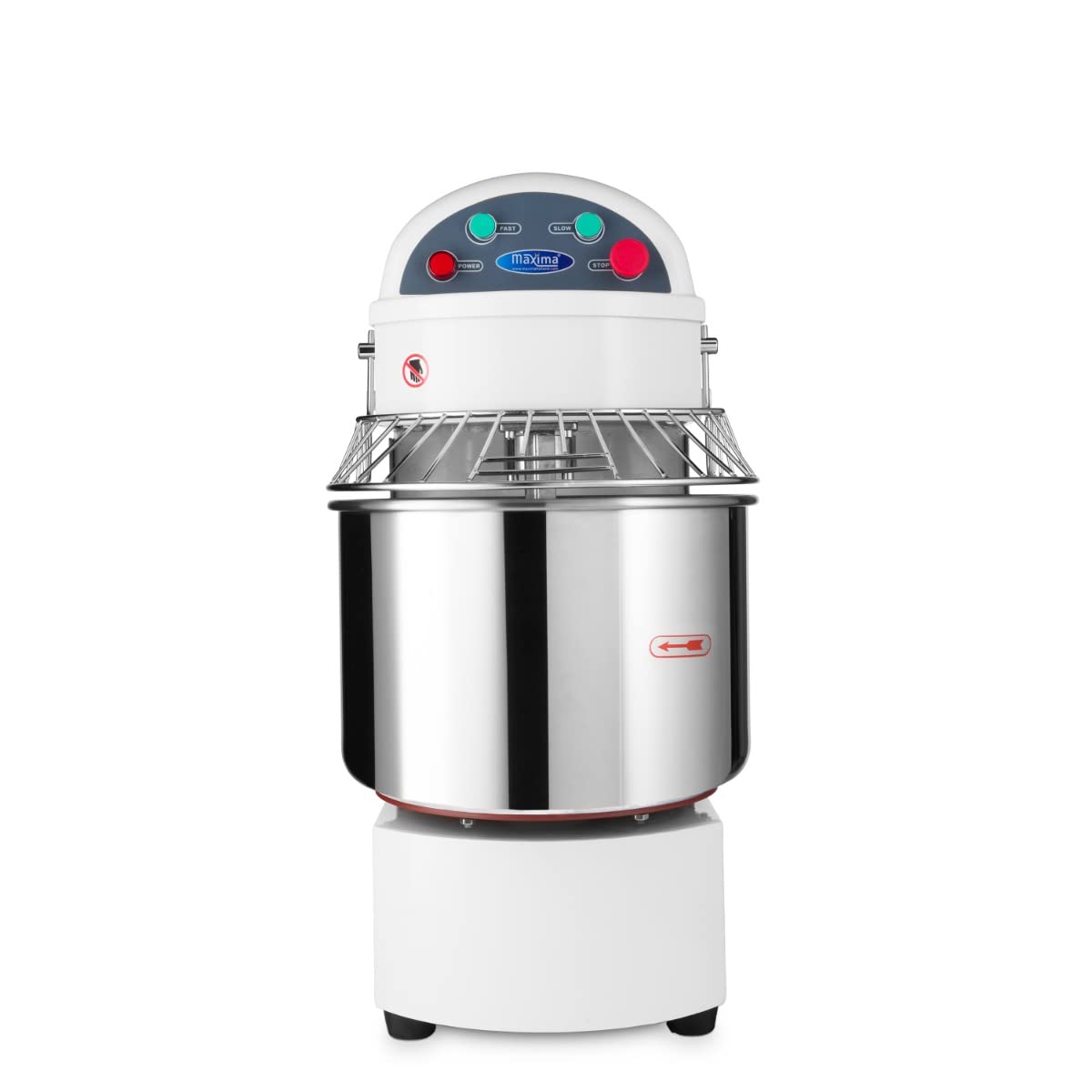 Maxima Mélangeur à pâte gastronomique - 30 l - 19 kg de pâte - 2 vitesses