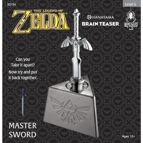 Legend of Zelda Master Sword Hanayama Metal Brain Teaser, Level 6 Ages 12+ - Image 3