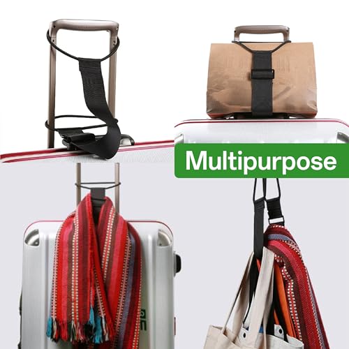Image of Luggage Straps 2-Pack - TSA Approved Elastic Bungee Straps for Suitcases Add a Bag Travel
