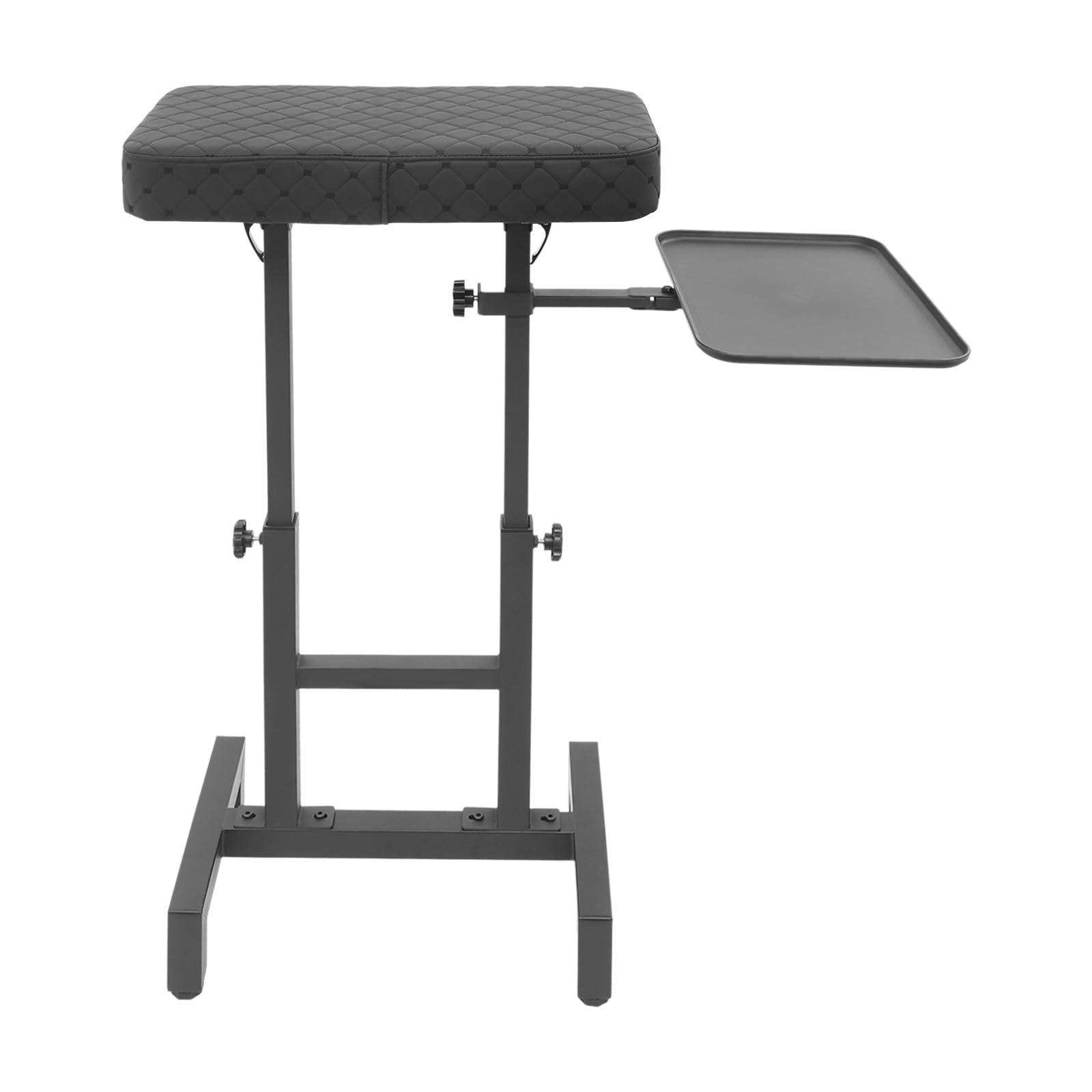 dhVAOgjr Tattoo Arm Rest Stand with Tray Adjustable Support for Comfortable Tattooing, Professional Tattoo Workstation Accessory for Artists and Clients